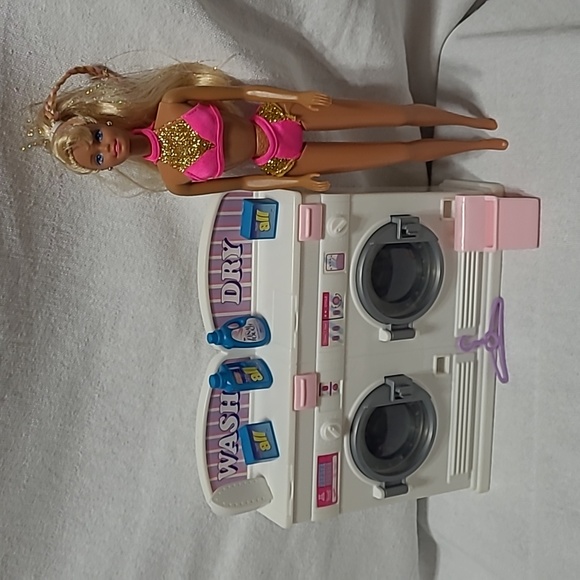 Vintage 1995 Barbie So Much To Do Laundry Playset *Incomplete* - Picture 3 of 11